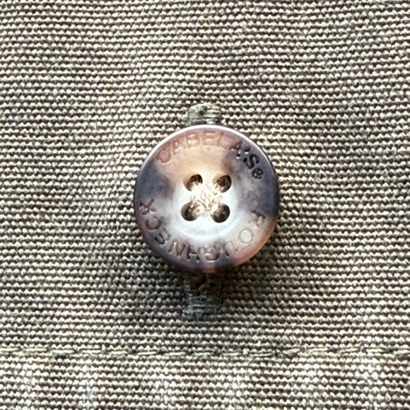 Cabelas Mens Long Sleeve Button-Up Shirt Olive Green Size L - Picture 7 of 7